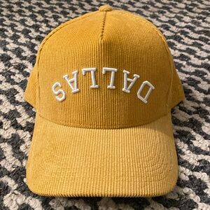 True Brvnd Dallas hat - gold cord